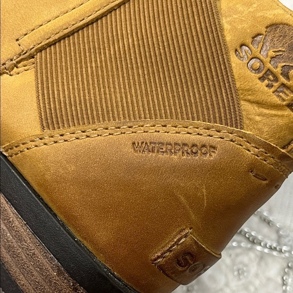 🎉HP🎉 Sorel Brown Leather Ankle Booties (Size 7) - Picture 14 of 16